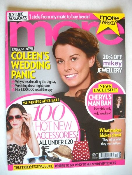 <!--2008-05-12-->More magazine - Coleen McLoughlin cover (12 May 2008)