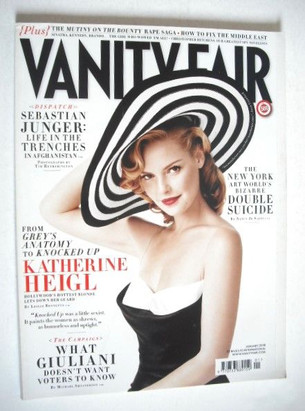 Vanity Fair magazine - Katherine Heigl cover (January 2008)