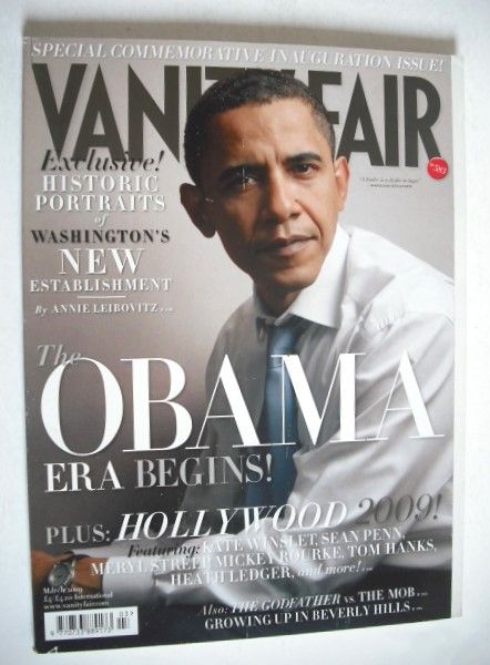 Vanity Fair magazine - Barack Obama cover (March 2009)