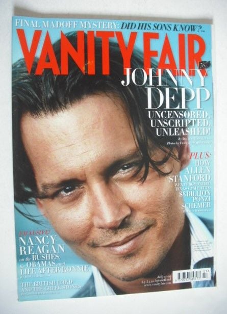 Vanity Fair magazine - Johnny Depp cover (July 2009)