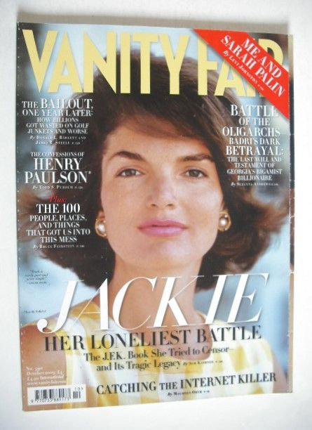 Vanity Fair magazine - Jackie Kennedy cover (October 2009)