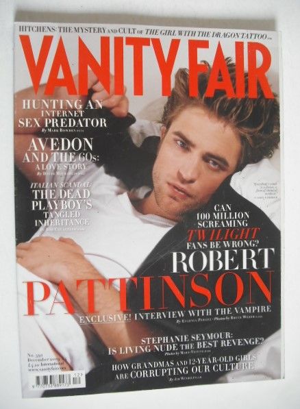 Vanity Fair magazine - Robert Pattinson cover (December 2009)