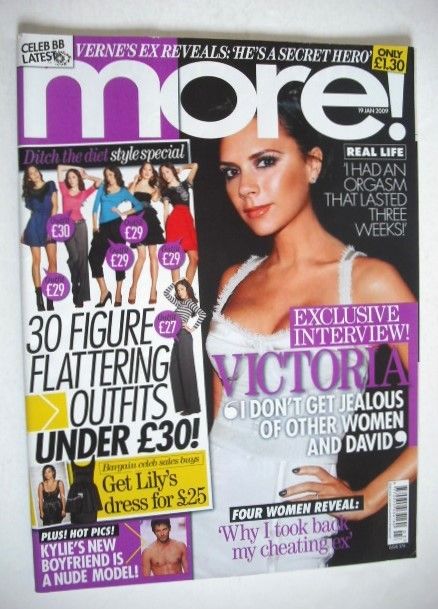 <!--2009-01-19-->More magazine - Victoria Beckham cover (19 January 2009)