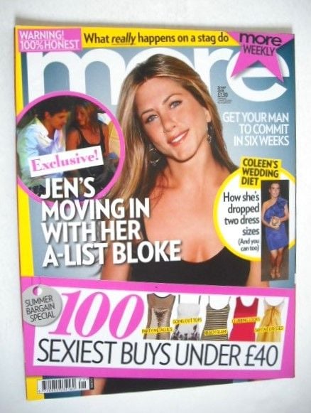 <!--2008-05-26-->More magazine - Jennifer Aniston cover (26 May 2008)