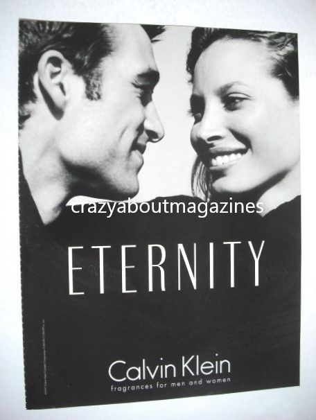 Calvin Klein Eternity original advertisement page (ref. CK0002)