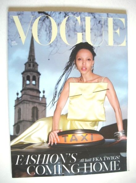 British Vogue magazine - April 2024 - FKA Twigs cover