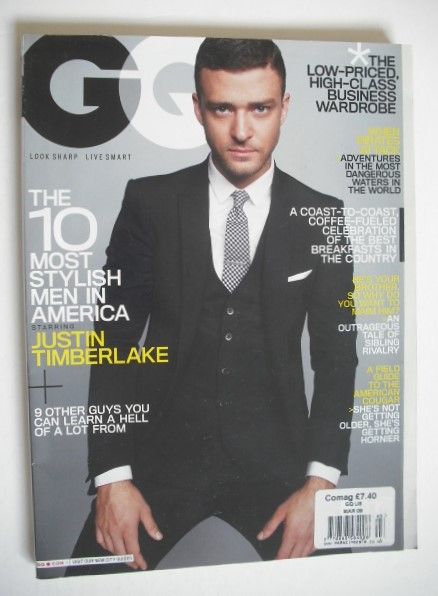 <!--2009-03-->US GQ magazine - March 2009 - Justin Timberlake cover