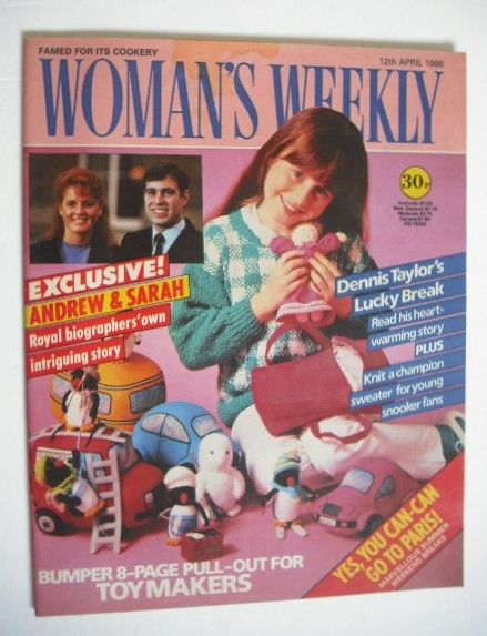 Woman's Weekly magazine (12 April 1986 - British Edition)