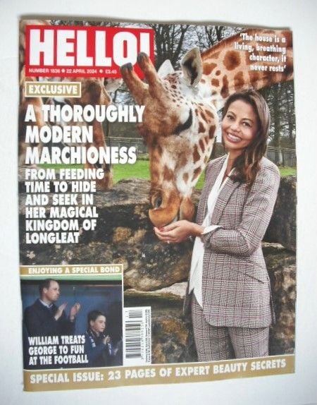 Hello! magazine - The Marchioness of Bath cover (22 April 2024 - Issue 1836)