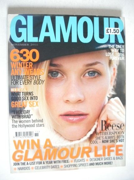 Glamour magazine - Reese Witherspoon cover (November 2001)