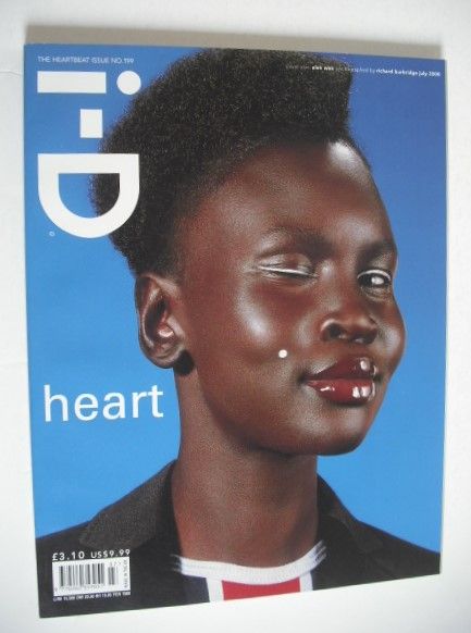 i-D magazine - Alek Wek cover (July 2000)