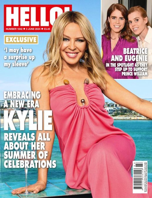 Hello! magazine - Kylie Minogue cover (3 June 2024 - Issue 1842)