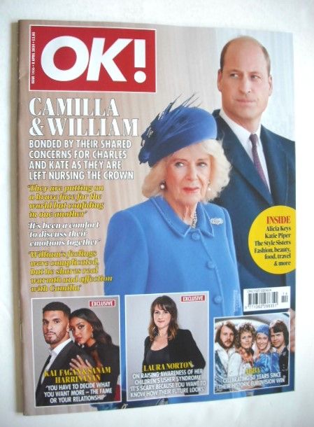 <!--2024-04-08-->OK! magazine - Queen Camilla and Prince William cover (8 A