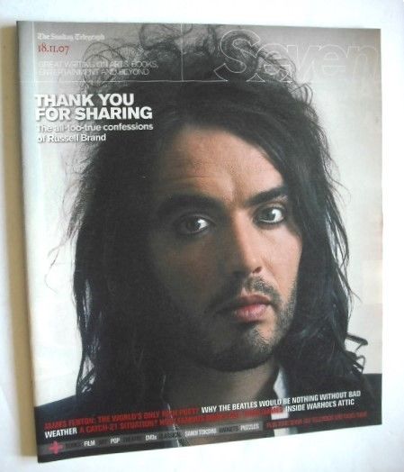 Seven magazine - Russell Brand cover (18 November 2007)