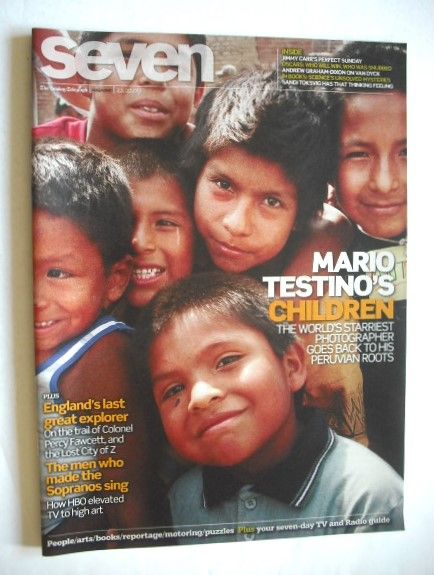 Seven magazine - Peruvian children cover (22 February 2009)