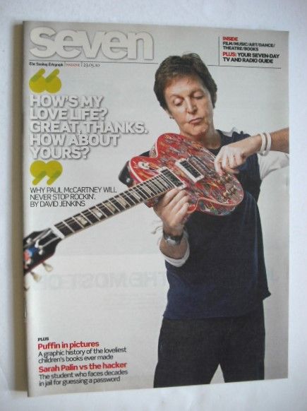 Seven magazine - Paul McCartney cover (23 May 2010)