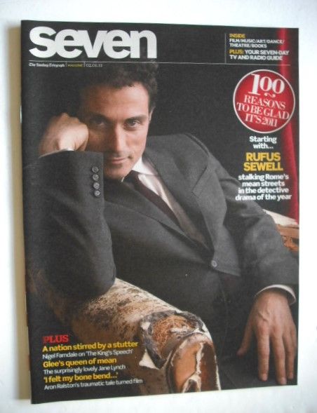 Seven magazine - Rufus Sewell cover (2 January 2011)
