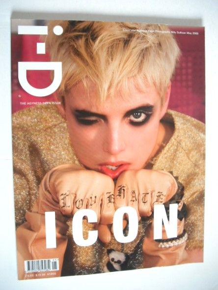 i-D magazine - Agyness Deyn cover (May 2008)