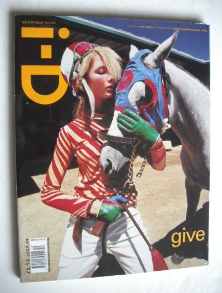 i-D magazine - Ana Claudia cover (December 2000)