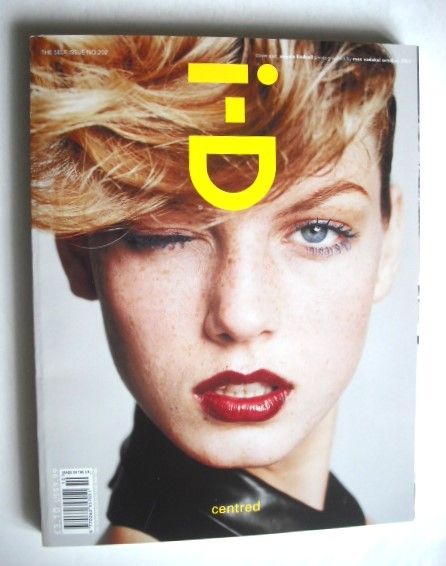 i-D magazine - Angela Lindvall cover (October 2000)
