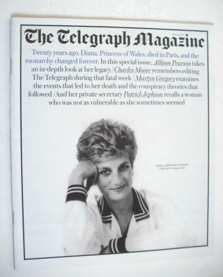 Telegraph magazine - Princess Diana cover (26 August 2017)