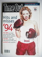 <!--1994-12-14-->Time Out magazine - Kylie Minogue cover (14-21 December 19