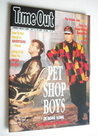 <!--1989-07-12-->Time Out magazine - Pet Shop Boys cover (12-19 July 1989)