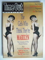 <!--1989-06-14-->Time Out magazine - Marilyn Monroe cover (14-21 June 1989)