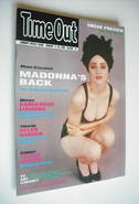 <!--1989-01-11-->Time Out magazine - Madonna cover (11-18 January 1989)