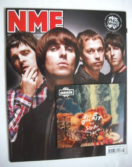 NME magazine - Oasis cover & CD (September 2008)