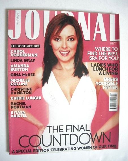 Woman's Journal magazine - February 2002 - Carol Vorderman cover