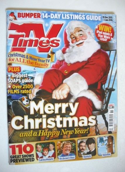 TV Times magazine - Christmas issue (19 December 2015 - 1 January 2016)
