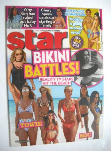 Star magazine - Bikini Battles cover (25 July 2016)