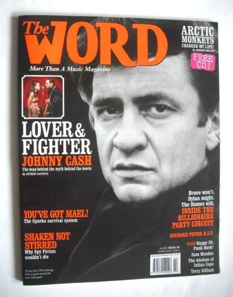The Word magazine - Johnny Cash cover (February 2006)