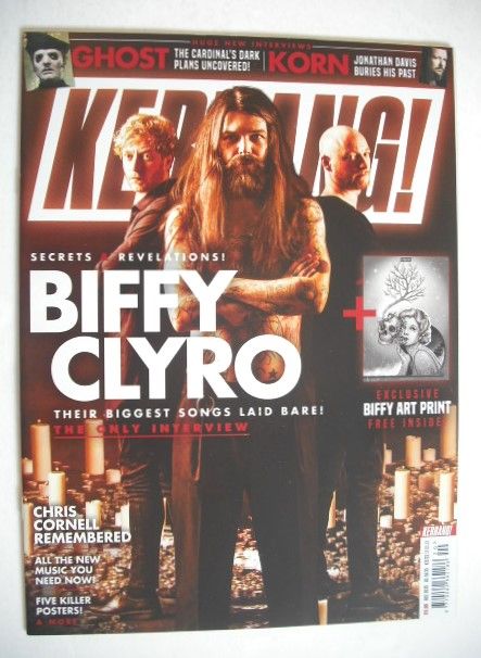 Kerrang magazine - Biffy Clyro cover (19 May 2018 - Issue 1722)