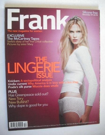 Frank magazine - Christina Kruse cover (December 1997)