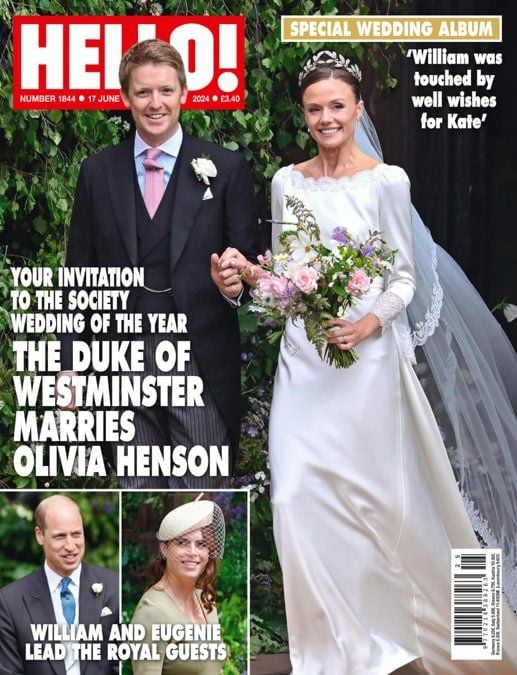 <!--2024-06-17-->Hello! magazine - The Duke of Westminster and Olivia Henso