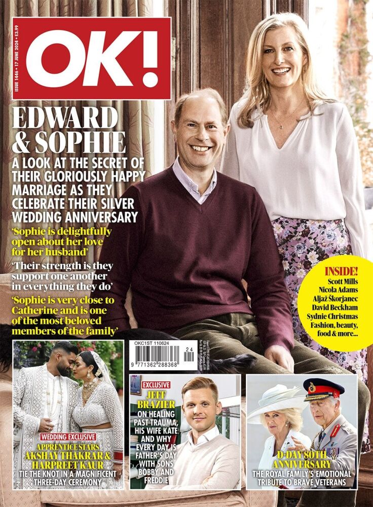OK! magazine - Prince Edward and Sophie cover (17 June 2024 - Issue 1446)