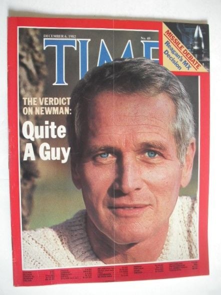 Time magazine - Paul Newman cover (6 December 1982)