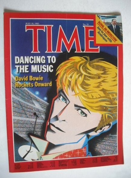 Time magazine - David Bowie cover (18 July 1983)
