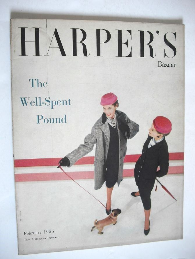 Harper's Bazaar magazine - February 1955