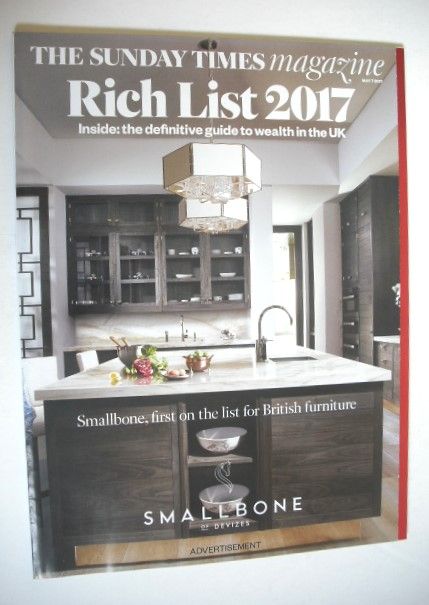 The Sunday Times magazine - Rich List 2017 (7 May 2017)