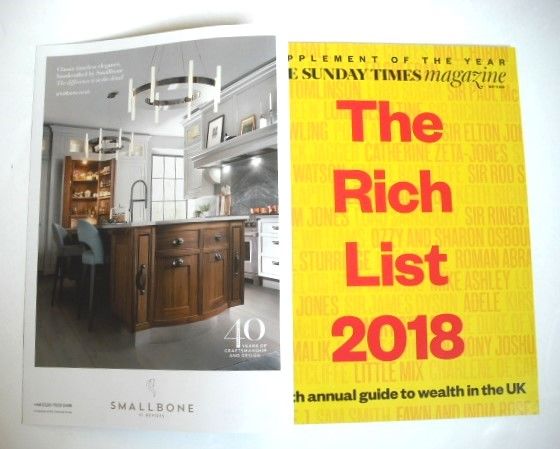 The Sunday Times magazine - Rich List 2018 (13 May 2018)
