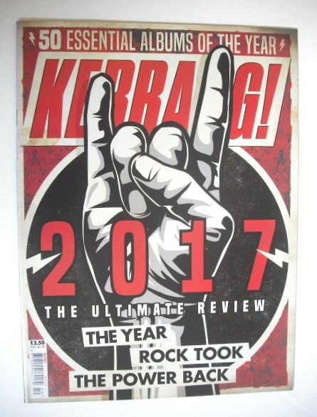 Kerrang magazine - The Ultimate Review cover (16 December 2017 - Issue 1701)