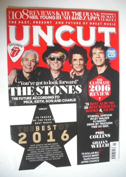 Uncut magazine - The Rolling Stones cover (January 2017)