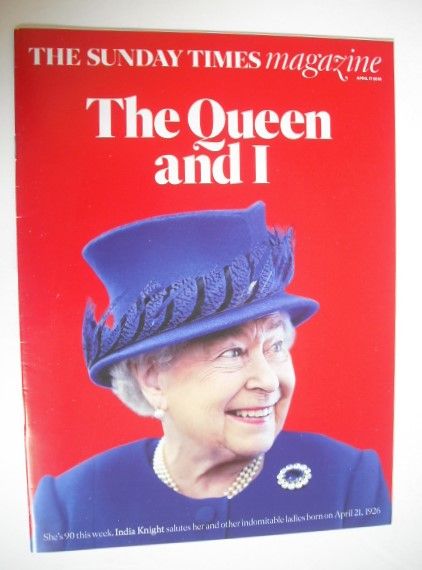 The Sunday Times magazine - The Queen cover (17 April 2016)