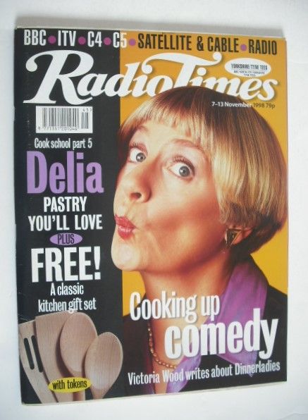 Radio Times magazine - Victoria Wood cover (7-13 November 1998)