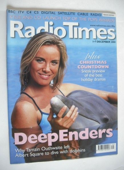 Radio Times magazine - Tamzin Outhwaite cover (1-7 December 2001)