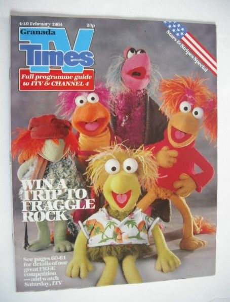 TV Times magazine - Fraggle Rock cover (4-10 February 1984)