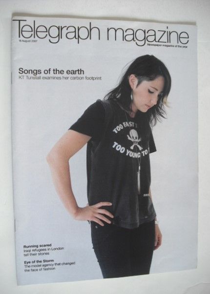 Telegraph magazine - KT Tunstall cover (18 August 2007)